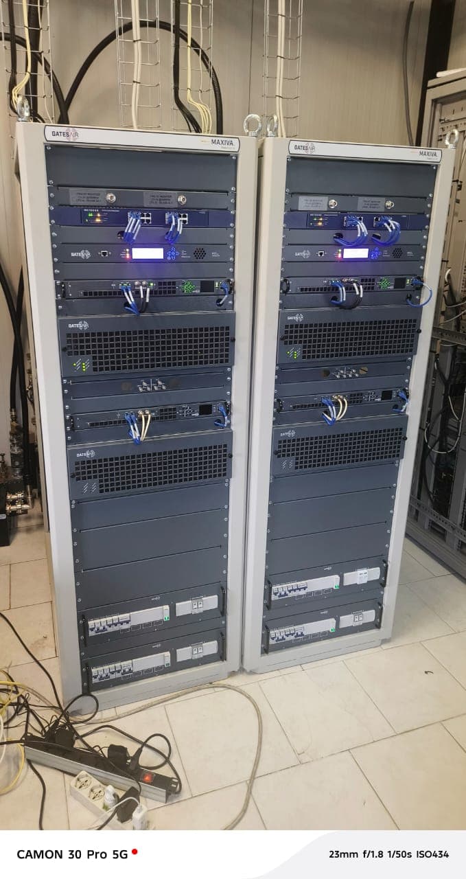 Photo de chantier ISI Broadcasting SARL